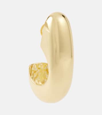 Pendientes de aro Nimah chapados en oro de 18 ct | Jennifer Behr