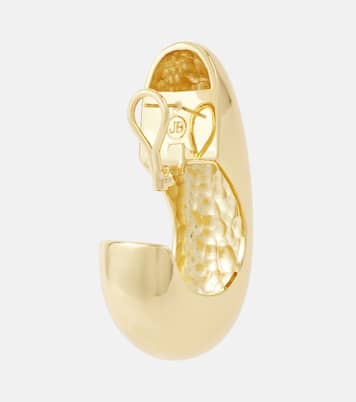 Pendientes de aro Nimah chapados en oro de 18 ct | Jennifer Behr