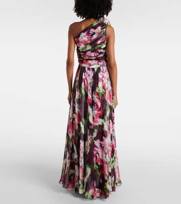 Robe Jera aus Seiden-Georgette | Costarellos