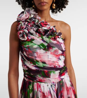 Robe Jera aus Seiden-Georgette | Costarellos