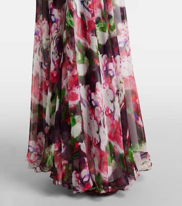 Robe Jera aus Seiden-Georgette | Costarellos