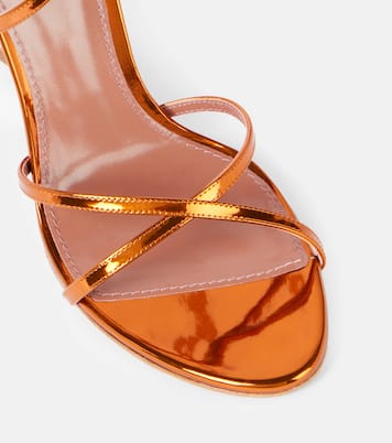 Wedge-Sandalen Nina 105 aus Metallic-Leder | Paris Texas