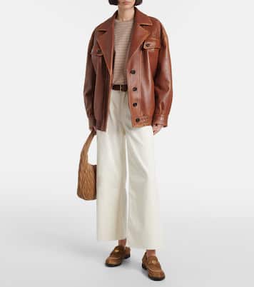 Saige high-rise wide-leg jeans | AG Jeans