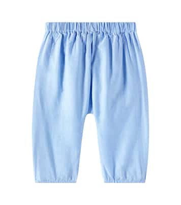 Flor lace-trimmed cotton pants | Louise Misha