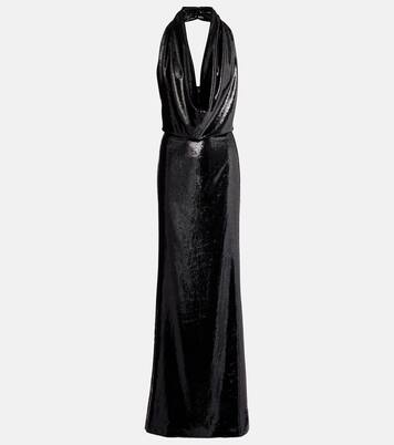 Robe longue en velours | Stella McCartney