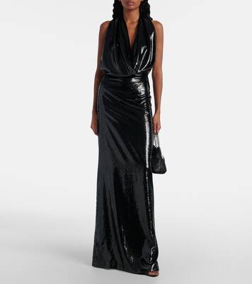 Robe longue en velours | Stella McCartney