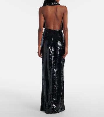 Robe longue en velours | Stella McCartney