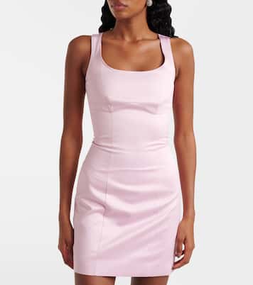 Robe en satin à fleurs | Rotate