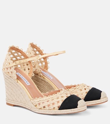 Sunburst 100 espadrille wedges | Aquazzura