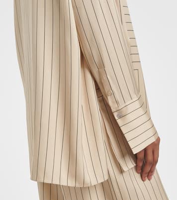 Athena striped silk-blend shirt | Joseph