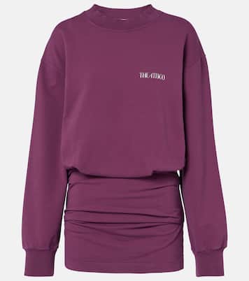 Vestido corto en mezcla de algodón | The Attico