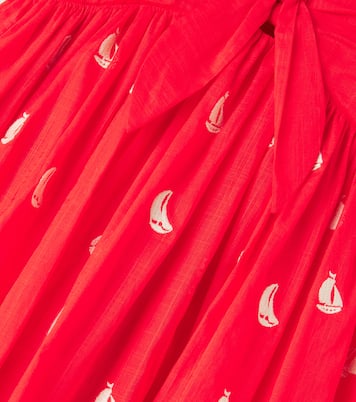 Abito Scarborough in cotone con stampa | Zimmermann Kids