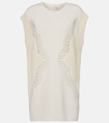 Pull en dentelle et laine vierge | Stella McCartney