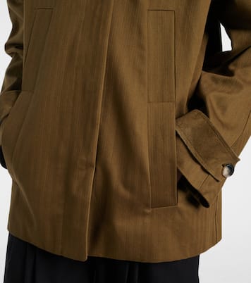 Chaqueta Angela de algodón espigado | Proenza Schouler