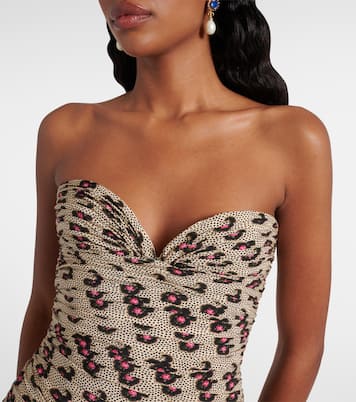 Bow-detail silk minidress | Valentino