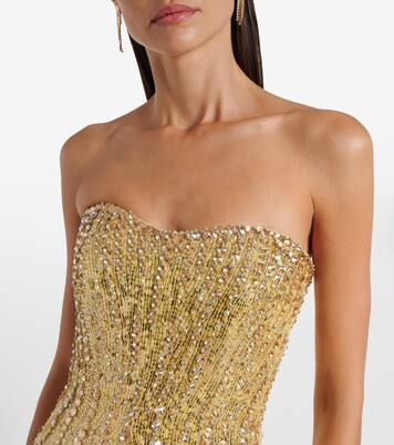 Robe longue bustier Sarai à sequins | Jenny Packham