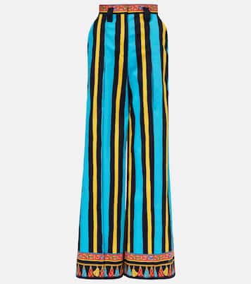 Striped wide-leg pants  | Dolce&Gabbana