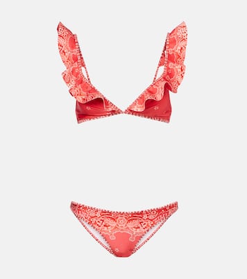 Lucky ruffled bikini | Zimmermann