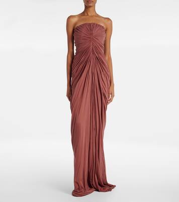 Bustier-Robe Radiance aus Baumwolle | Rick Owens