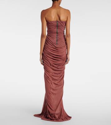 Bustier-Robe Radiance aus Baumwolle | Rick Owens