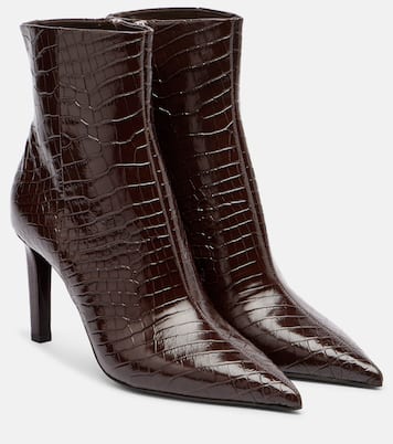 Frankie 85 leather ankle boots | Jimmy Choo
