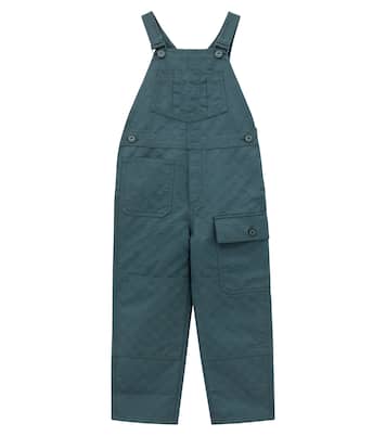 GG cotton gabardine overalls | Gucci Kids
