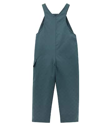 GG cotton gabardine overalls | Gucci Kids