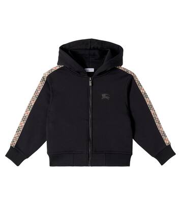 Burberry Check EKD cotton jersey hoodie | Burberry Kids