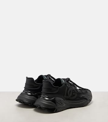Fast leather-trimmed sneakers | Dolce&Gabbana