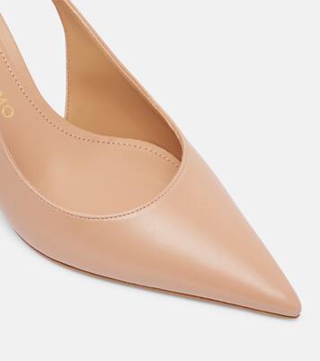 Tally 70 leather slingback pumps | Ferragamo