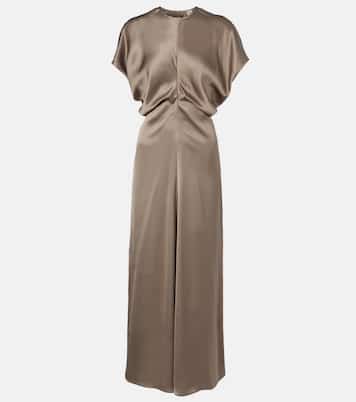 Robe longue en satin | Toteme
