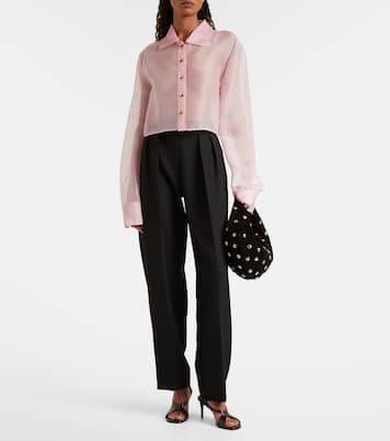 Jasen silk organza shirt | Khaite