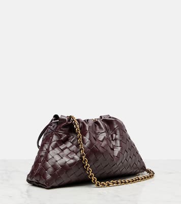 Notte Intrecciato Small leather pouch | Bottega Veneta