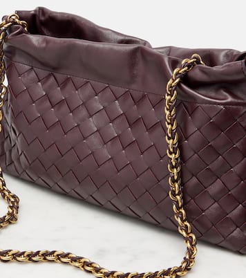 Notte Intrecciato Small leather pouch | Bottega Veneta