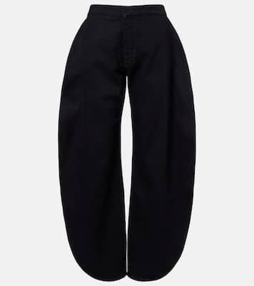 Faded barrel-leg jeans | Alaïa