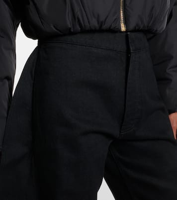 Faded barrel-leg jeans | Alaïa