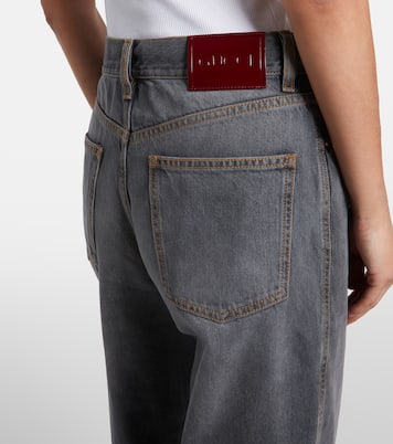 Jeans délavé a gamba larga | Gucci