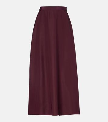 Carina satin maxi skirt | Fforme