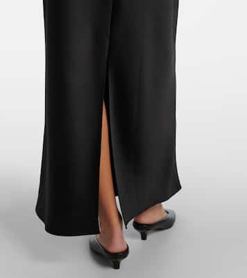 Draped satin maxi dress | Vince