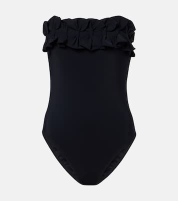 Freya bow-detail bandeau swimsuit | Karla Colletto