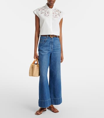 Tote Bag VLogo Small aus Raffiabast | Valentino Garavani