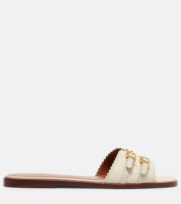 Mules Goldie en cuir | Zimmermann