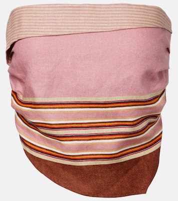 Ebbe striped linen top | Faithfull