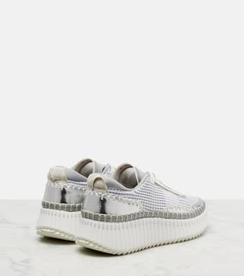 Baskets Nama à plateforme métallisées | Chloé