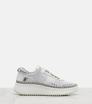 Baskets Nama à plateforme métallisées | Chloé