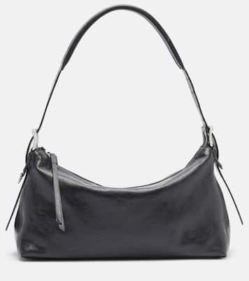 Belted leather shoulder bag | Lemaire