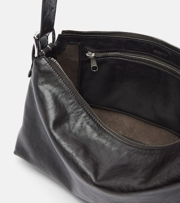 Belted leather shoulder bag | Lemaire