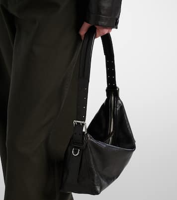 Belted leather shoulder bag | Lemaire