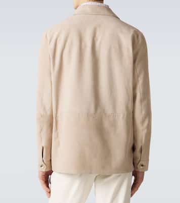 Suede field jacket | Canali