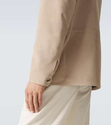 Suede field jacket | Canali